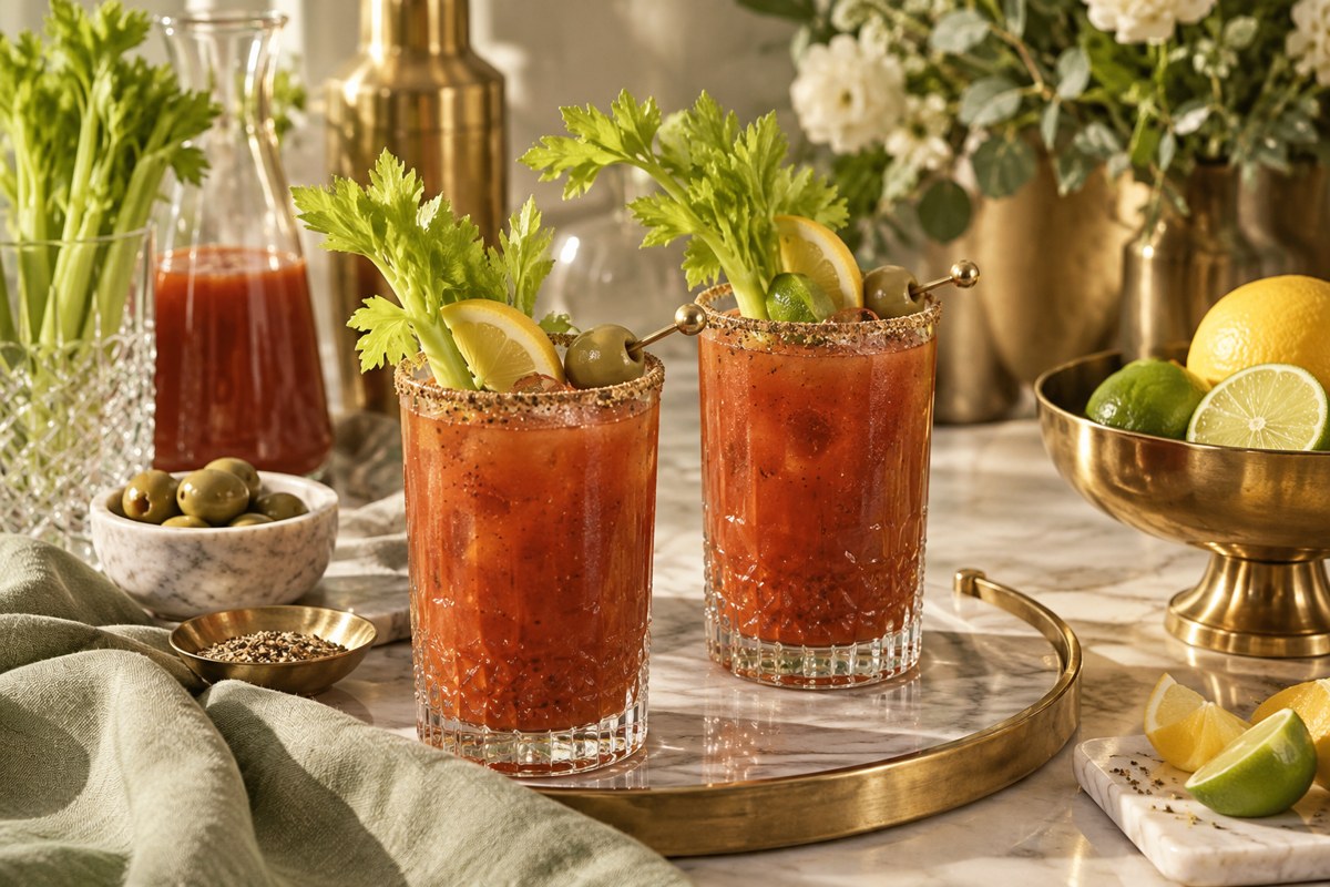 Bloody Mary Bar — styled beverage inspiration